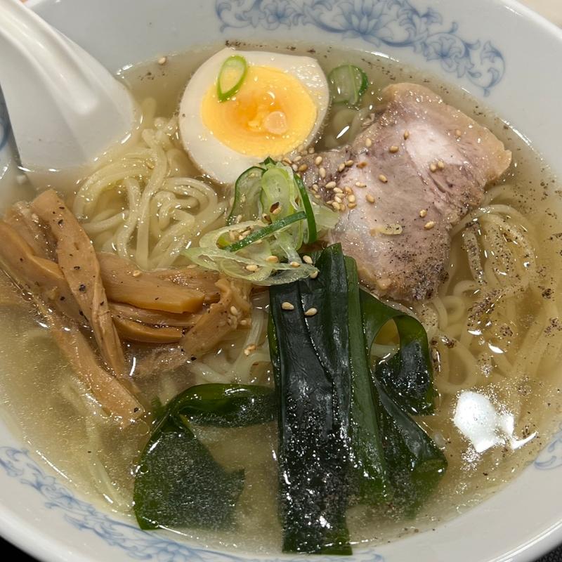 塩ラーメン(ぎょうざの満洲 イーサイト高崎店)