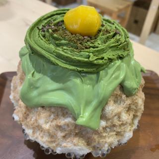 栗と抹茶オペラ(かき氷専門店SANGO)