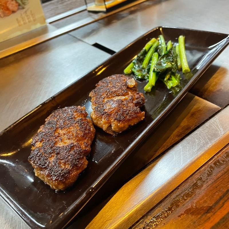 ハンバーグ(お好み焼き 宮生)