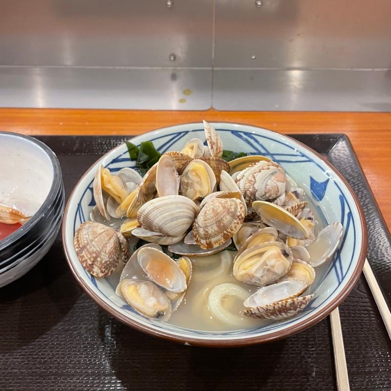 あさりうどん(丸亀製麺大府)