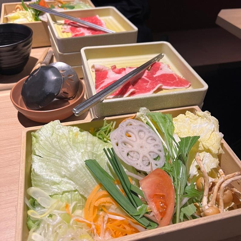 牛しゃぶ御膳(しゃぶしゃぶ温野菜 名古屋栄店)