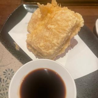 高野豆腐の天ぷら(たべもんや味輝)
