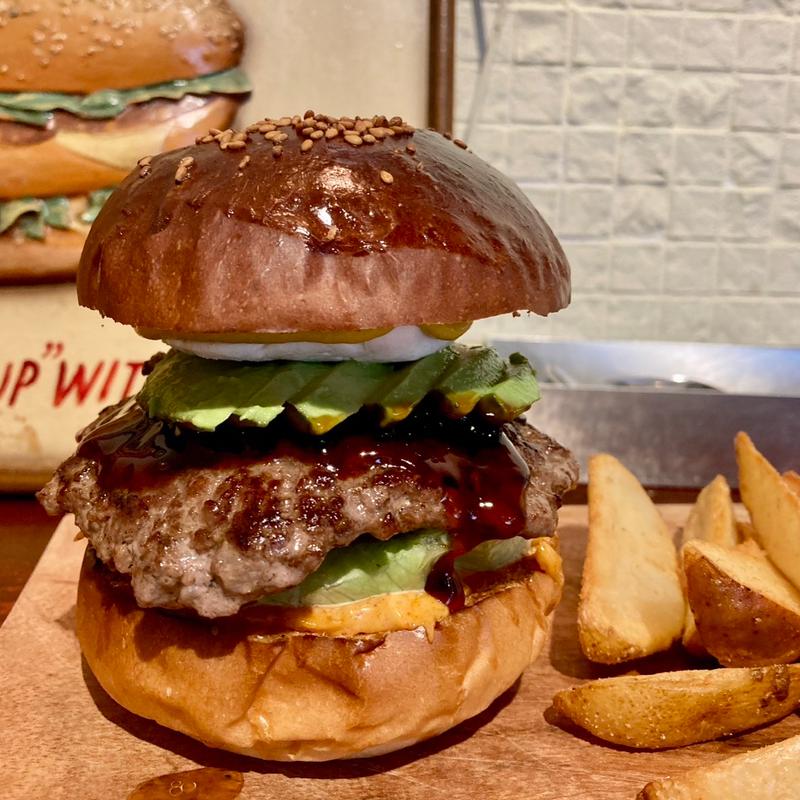 アボカドクリームチーズテリヤキバーガー(RICH GARDEN)