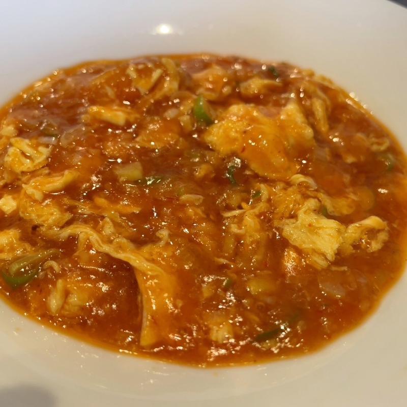 玉子とエビのチリソース(コーヒーハウス 美鈴)