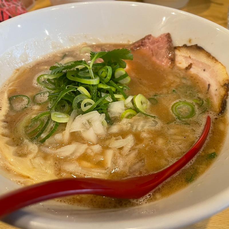 鶏豚骨ラーメン(中も津屋 北浜店)