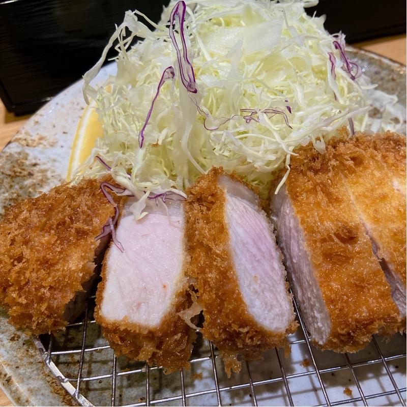 ランチ　ロースカツ(とんかつ檍(とんかつあおき) 札幌すすきの店)