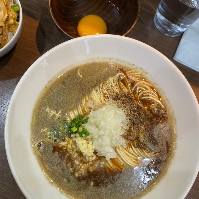 たまり醤油の煮干ソバ　かけ(ヌードル＆スパイスカレー 今日の1番)