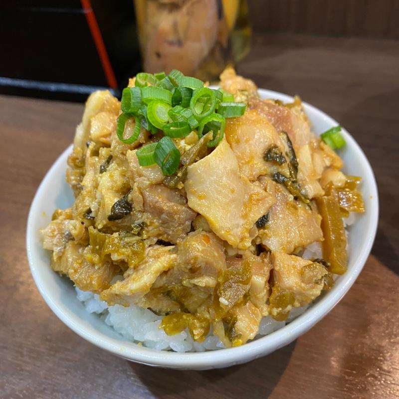 肉ごはん（高菜明太）(ヌードル＆スパイスカレー 今日の1番)