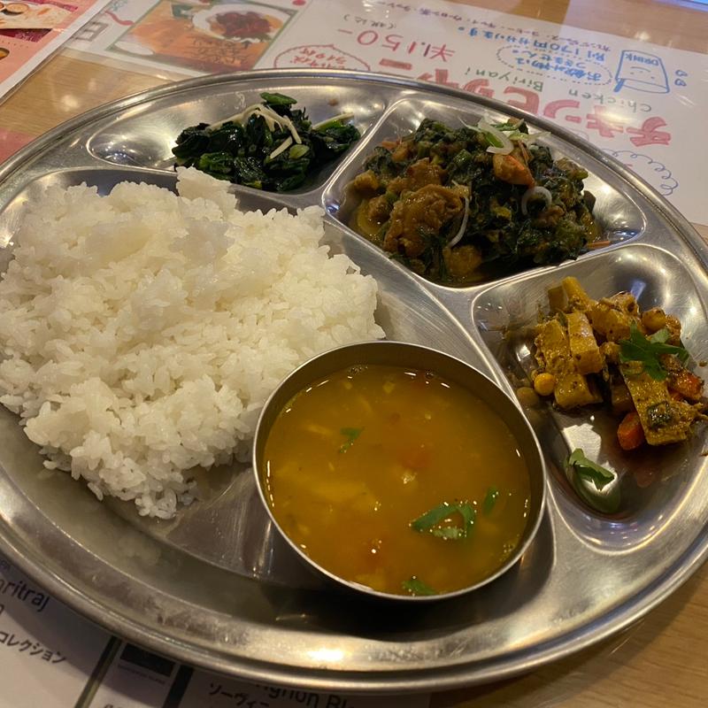 ネパールランチセット(サンサール新宿店)