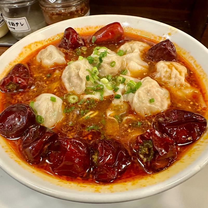 麻辣ワンタン麺(広州市場 西新宿店)