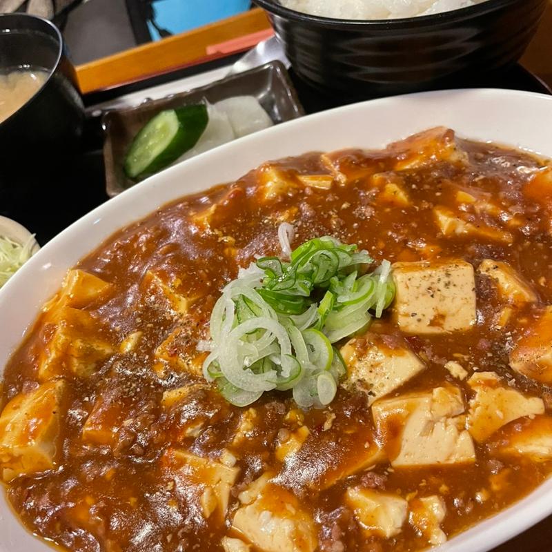 麻婆豆腐定食(満腹工房 福龍 （マンプクコウボウ フクリュウ）)