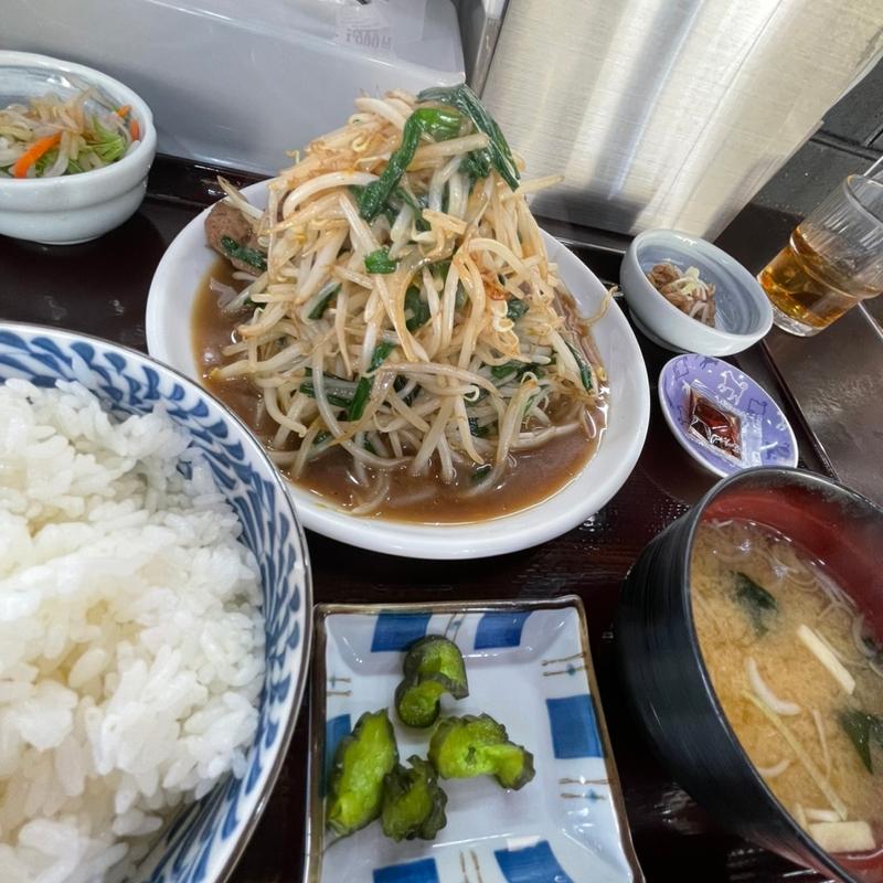 レバニラ定食(ももどり伝説盛岡南店 )