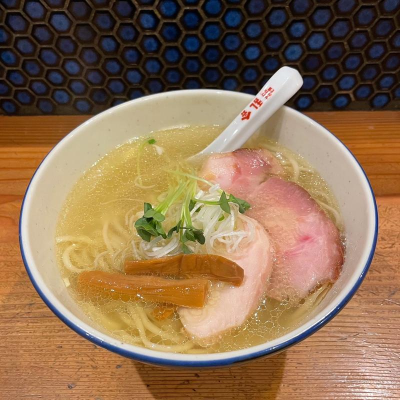 2度仕込の塩らーめん(自家製麺 啜乱会)