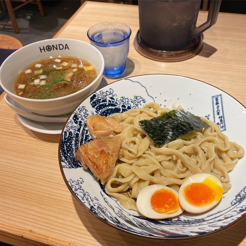 自家製手揉み上つけ麺 醤油(本田麺業 神田西口駅前店)