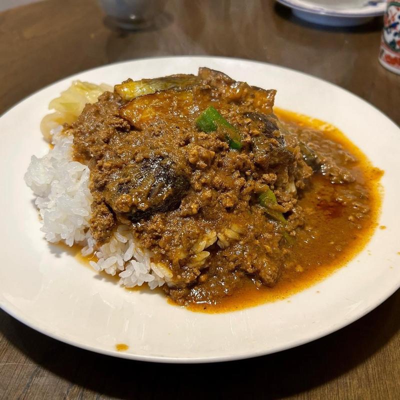 キーマとなすのカレー(もりやま屋)