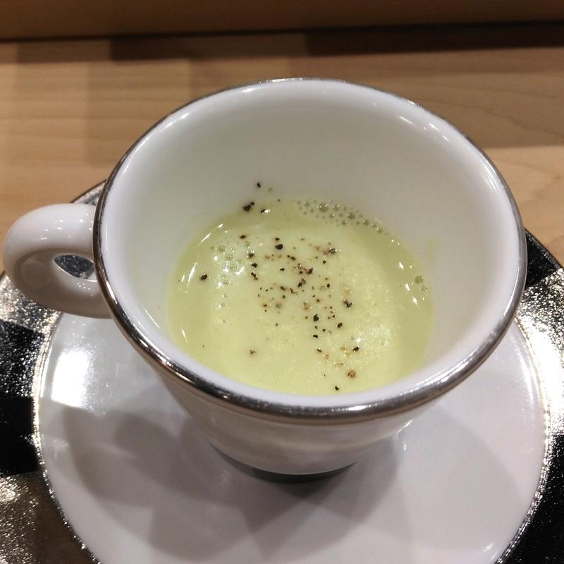 空豆のすり流し(鮨一也)