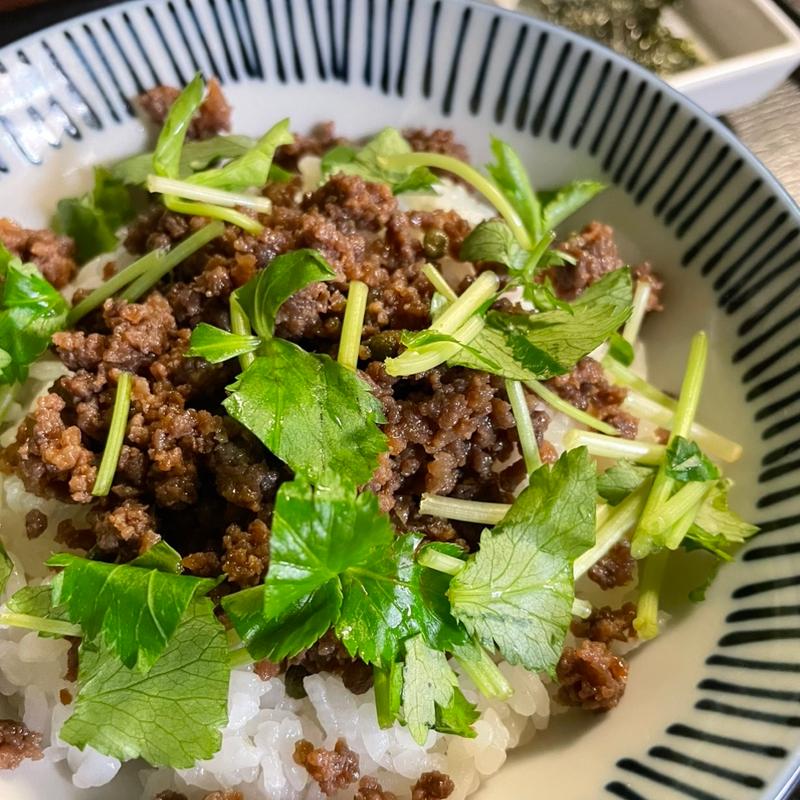 そぼろ丼茶漬け(和牛ひつまぶし 川越 うし川)