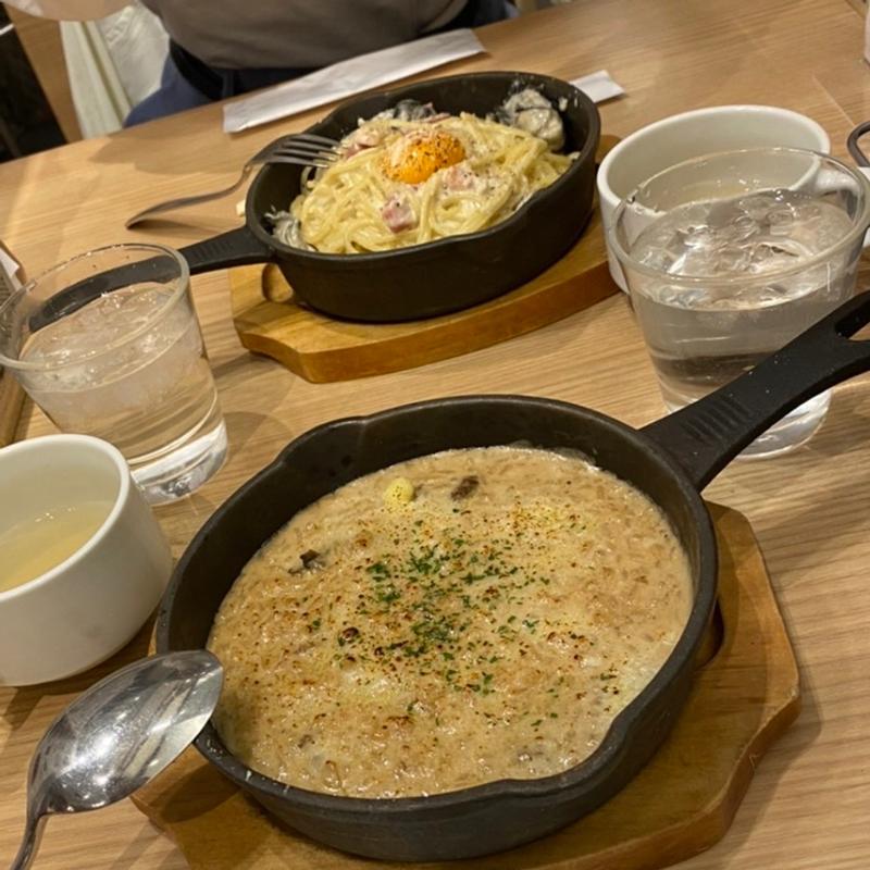 ポルチーニ茸の焼きリゾット(オイスタープレート【ラゾーナ川崎店】)