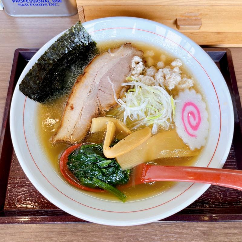 佐野らーめん(薄口醤油味)(自家製手もみ 佐野ラーメン利休)