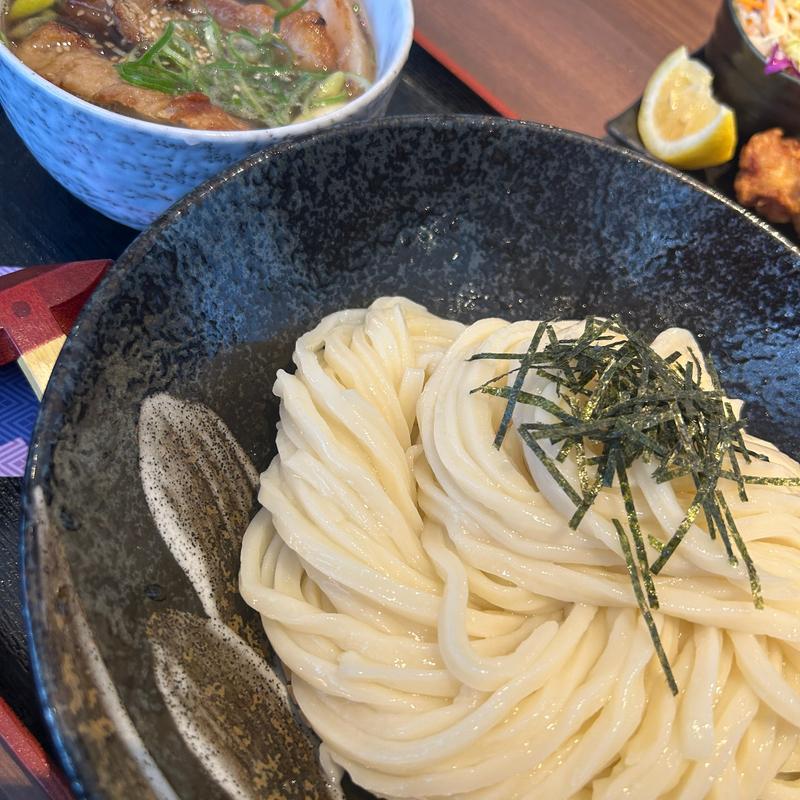 味玉チャーシューつけ麺(情熱うどん 荒木伝次郎)
