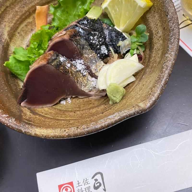 鰹たたき(司 高知本店 （とさりょうり・つかさ）)