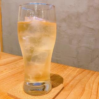 梅酒ソーダ割り(鉄板料理 みかど)