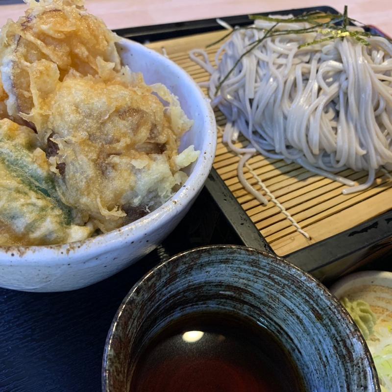 ミニ天丼セット(乃しろ庵 向能代店 )