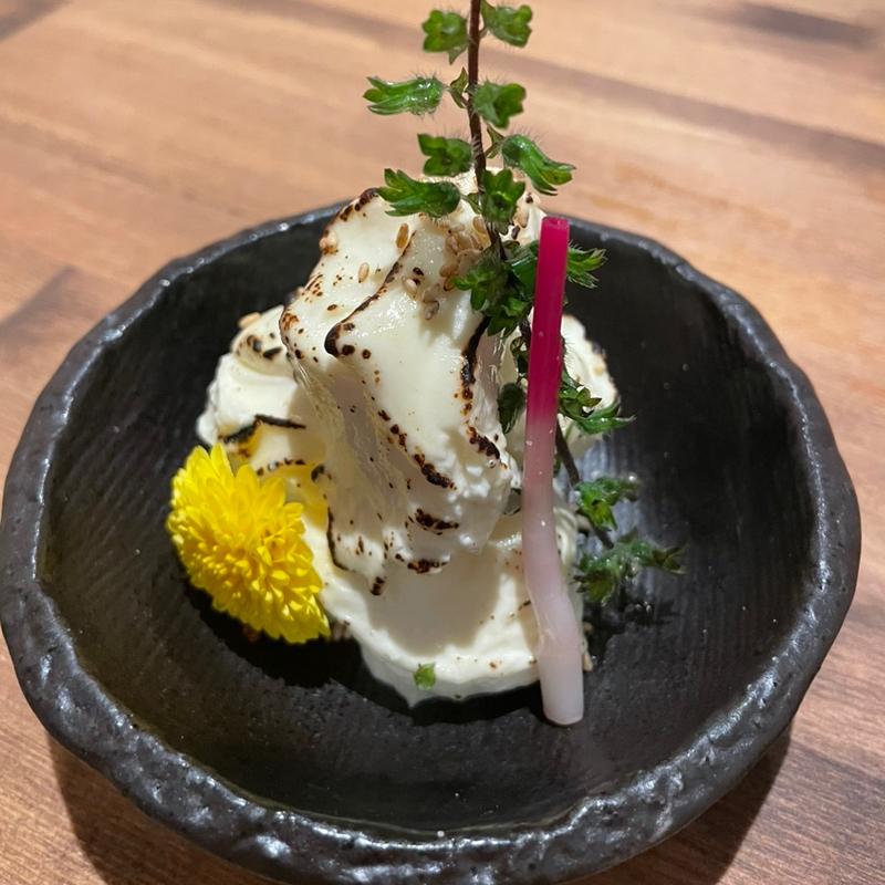 クリームチーズ炙り焼き(じゅーしゐ)