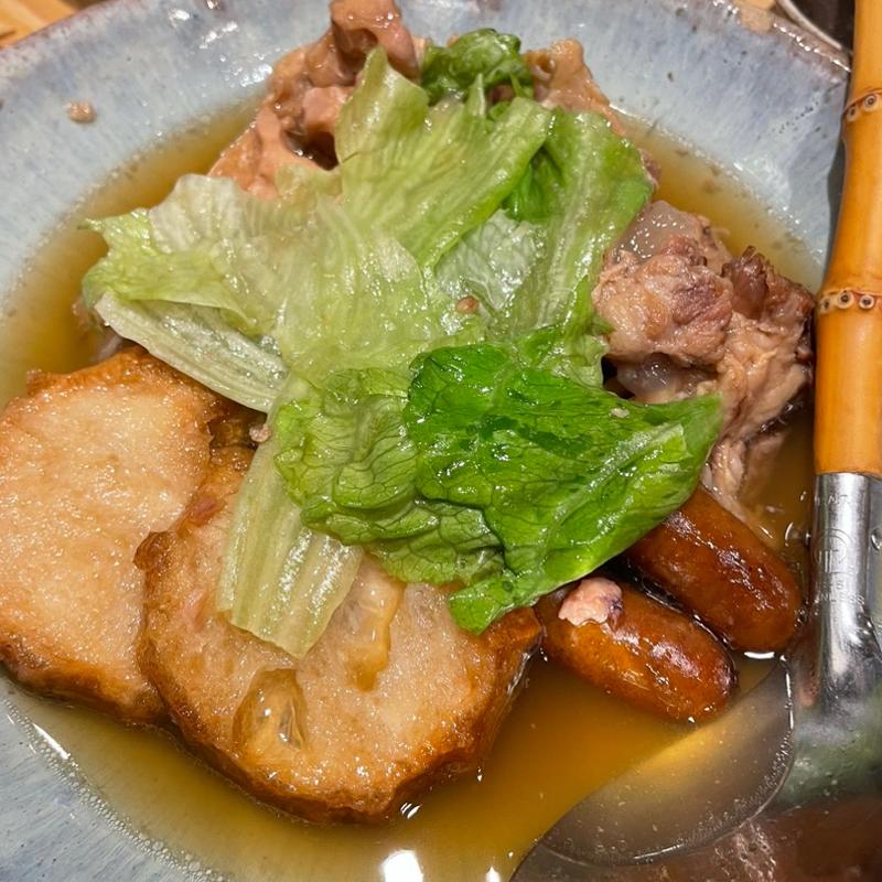 おでん盛り合わせ(二ぶん半)