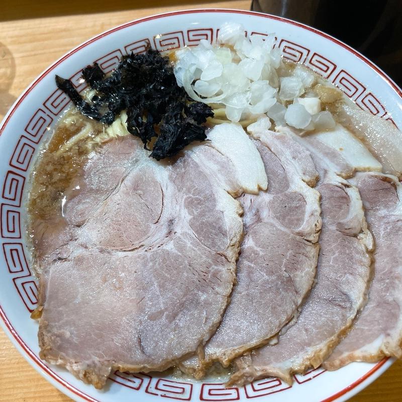 肉増し中華そば(醤油)(背脂煮干し中華そば和市)