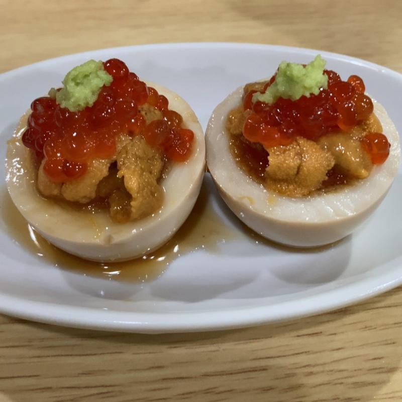 ウニ煮卵(ズドコノン)