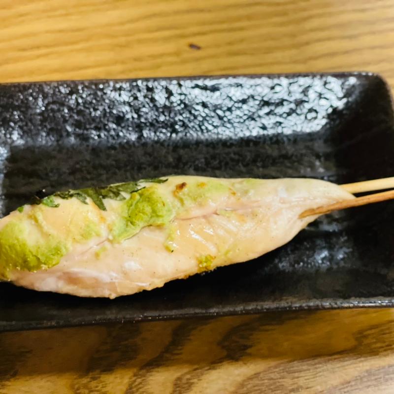 ささみわさび焼き(串焼き 与兵)