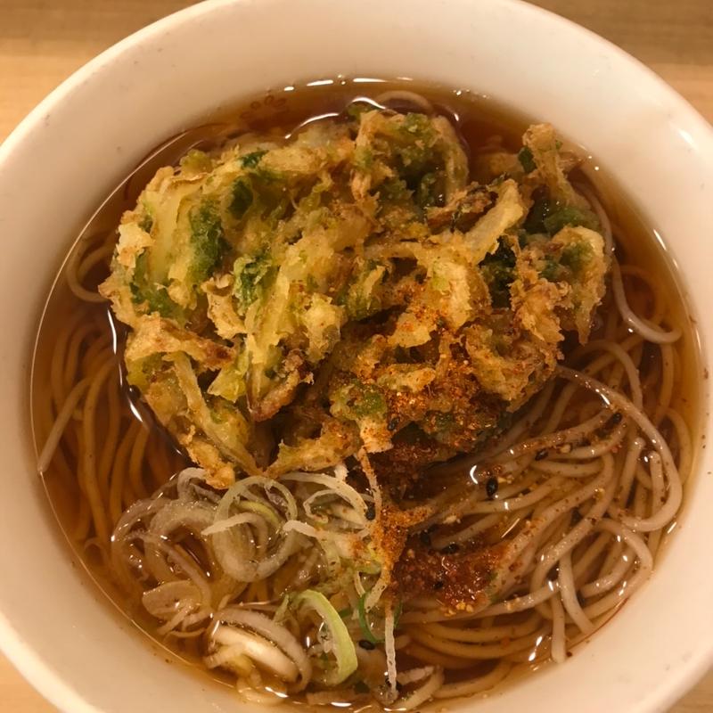 磯香るあさりのかき揚げ蕎麦(いろり庵きらく 四ツ谷店 )