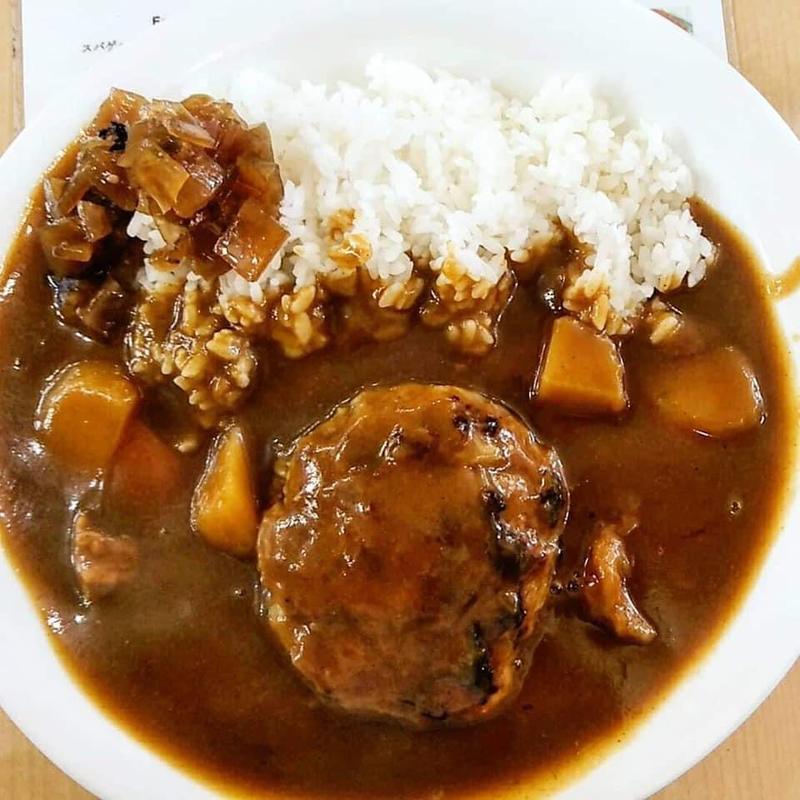 ハンバーグカレー(カフェテラス ポンヌフ)