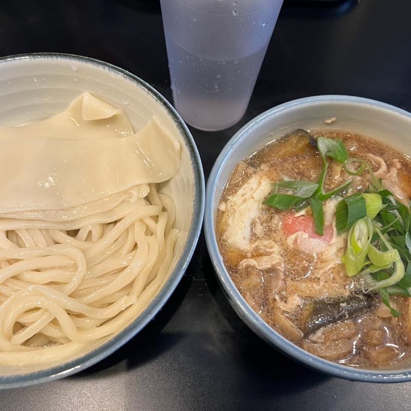 肉汁うどん大+煮卵(肉汁うどん奥村 池袋店)