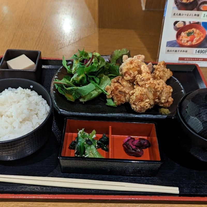 とり唐　塩柚子胡椒　御膳(さかえや 浦和パルコ本店)