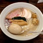味玉貝出汁塩そば(貝出汁中華そば竹祥)