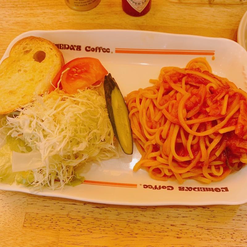 喫茶の王道 ナポリタン(コメダ珈琲店 東京医科大学病院店)