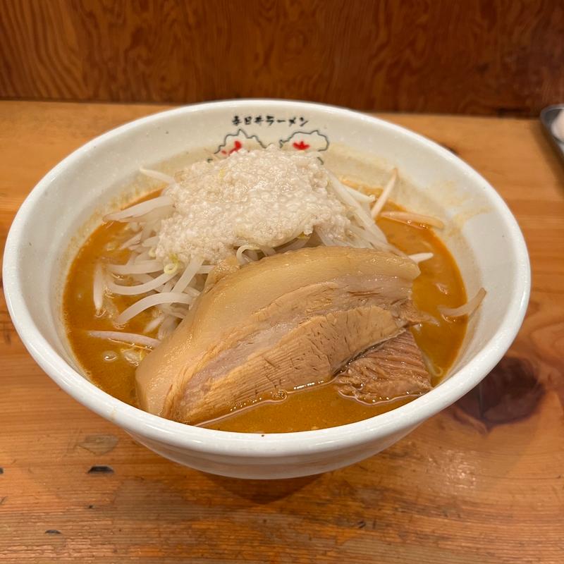 ガツ盛り味噌ラーメン(春日井ラーメン楽喜 本店 （らっきー）)