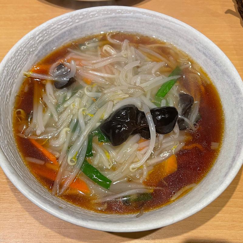 もやしソバ(中華ラーメン うえだ)