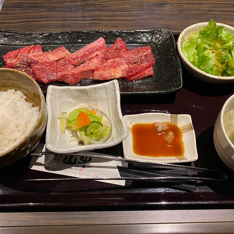 山牛焼肉定食(山牛 山形店)