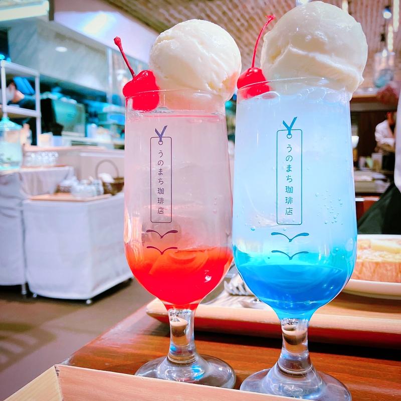 うのまちクリームソーダ(うのまち珈琲店 西武渋谷店)
