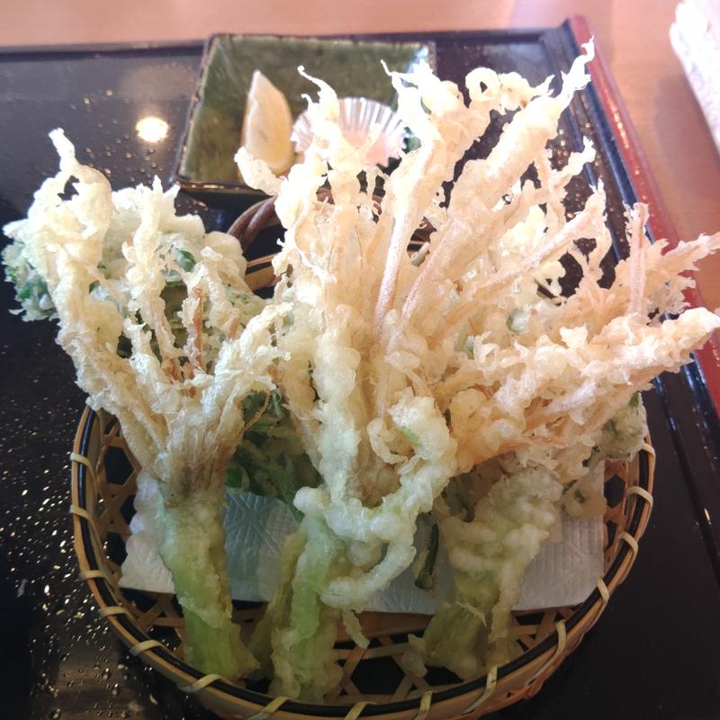 せりの天ぷら(閖上浜のまかない処 浜や食堂)