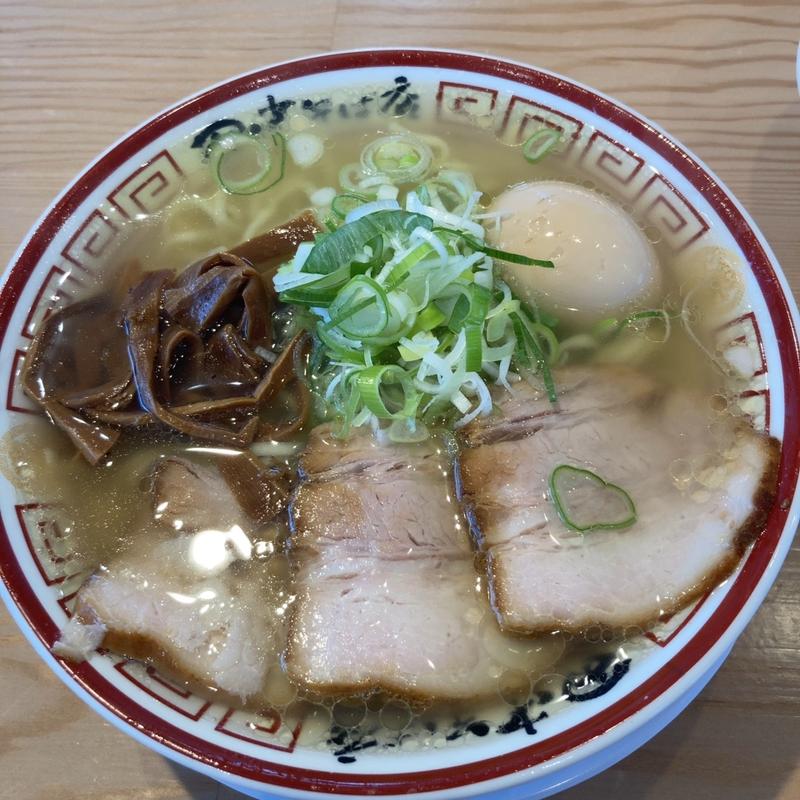 中華そば（玉子入り）(中華そば専門 田中そば店 東海加木屋店)