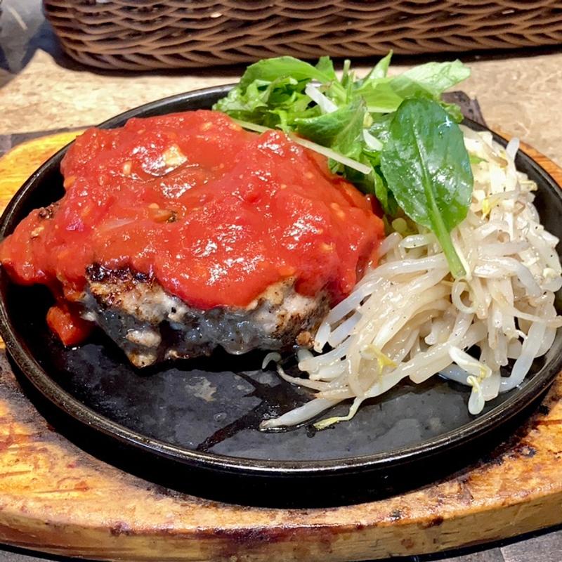 手作りトマトケチャップハンバーグ(STYLISH GRILL Tyu)