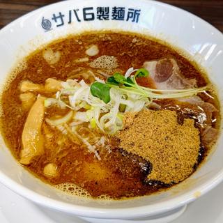 サバ豚骨ラーメン(サバ６製麺所 中目黒店)