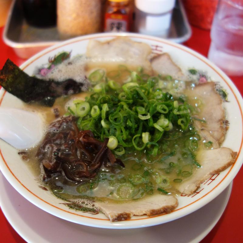 やき豚ラーメン(長浜御殿 住吉店)