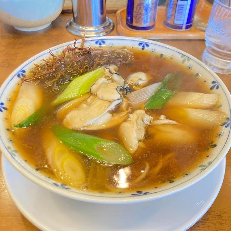 牡蠣そば(中華そば 東京屋 （ちゅうかそば とうきょうや）)