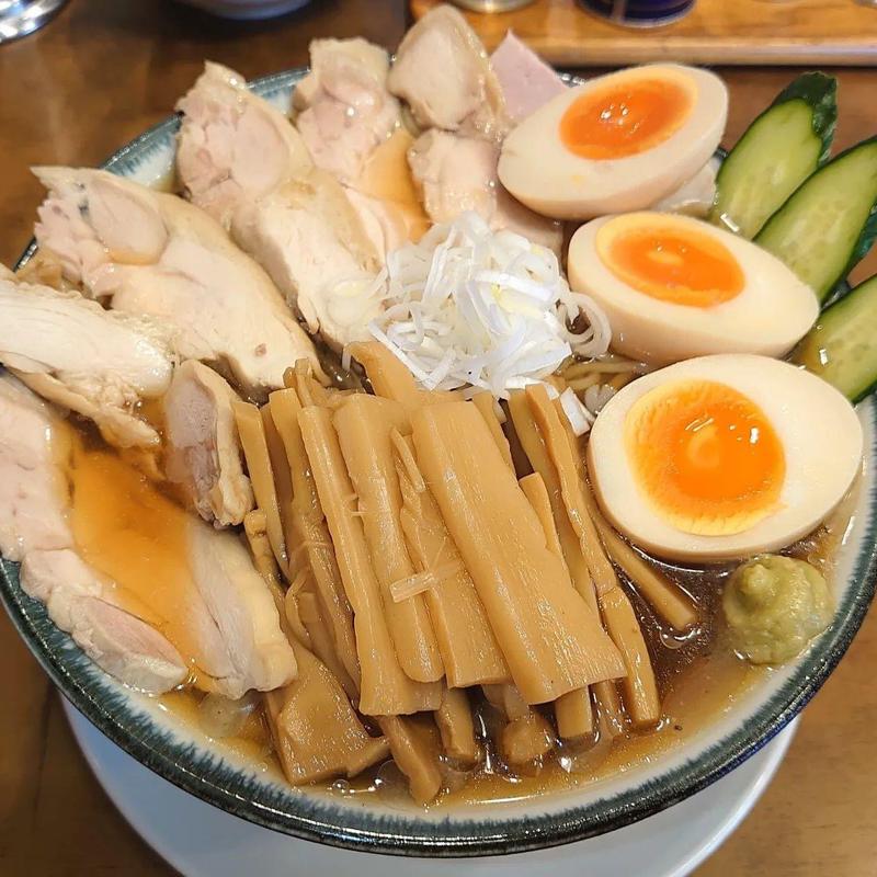 冷たい中華そば 大盛り 全部のせ(中華そば 東京屋 （ちゅうかそば とうきょうや）)