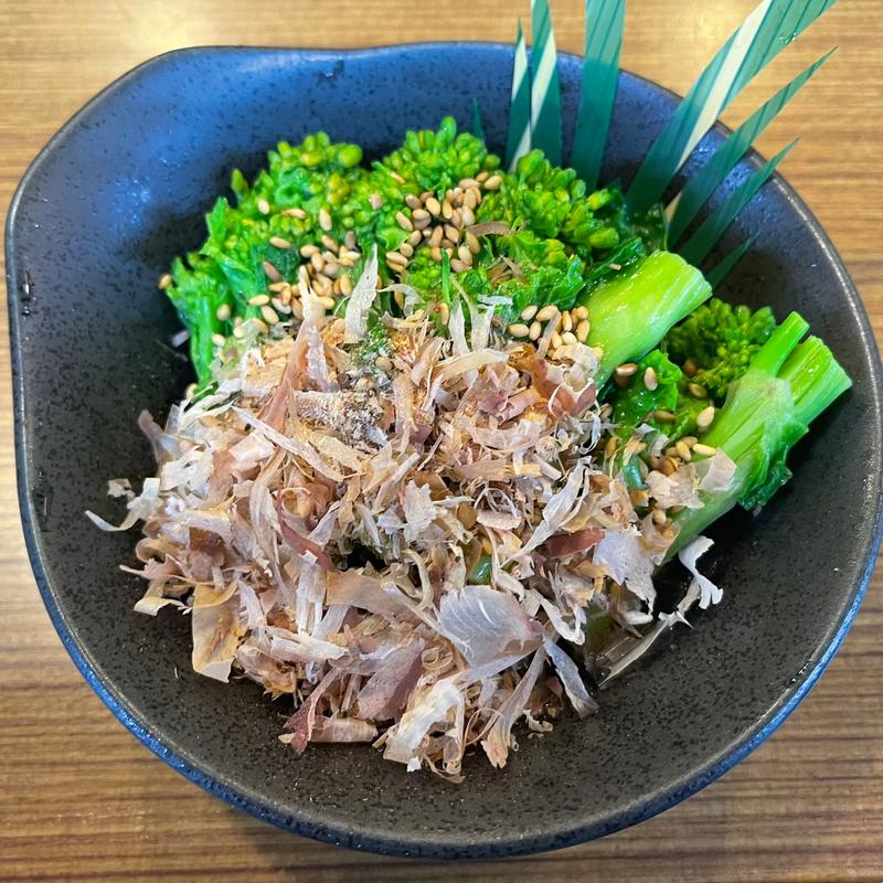 菜の花からし合え(酒蔵 石松)